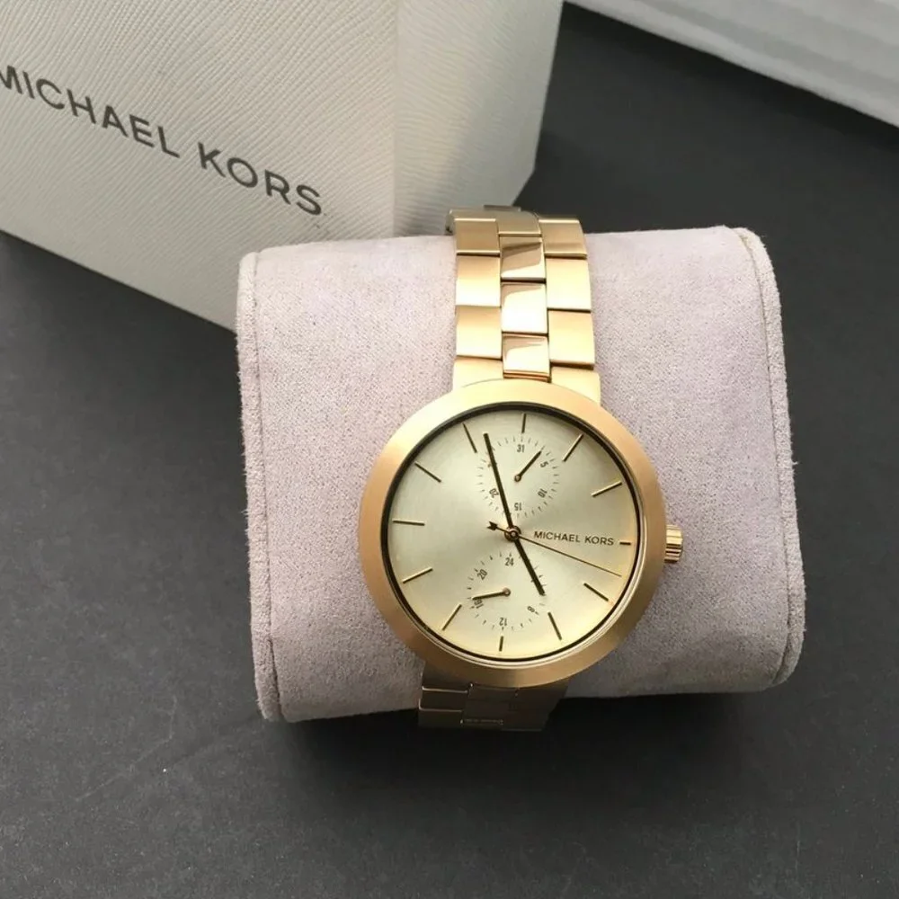 NEW Michael Kors MK3593 Gold Garner Watch
